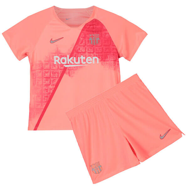 Kids Barcelona 2018-19 Third Soccer Shirt With Shorts